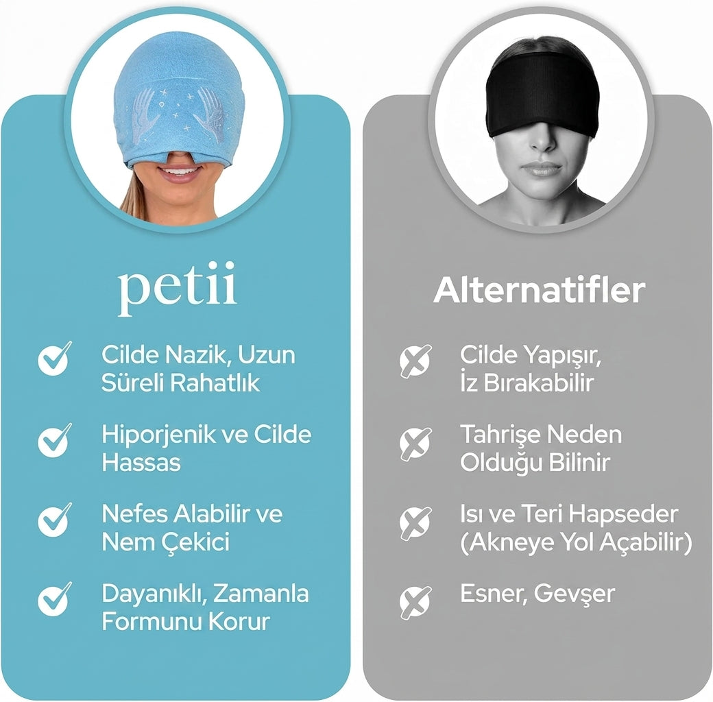 Peti Huzur Maskesi — Soğuk & Sıcak Terapi Bandı